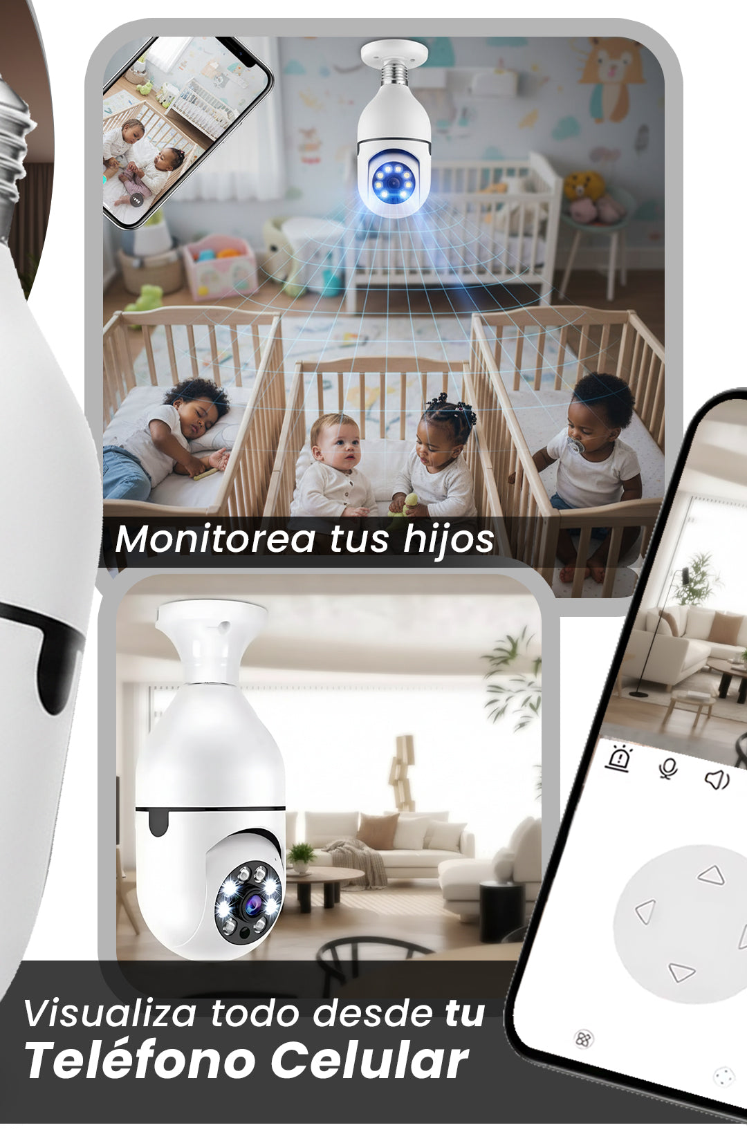 Cámara Multifuncional con Audio y Micrófono