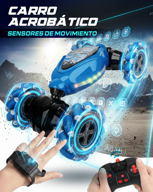 Carro acrobático con sensores de movimiento